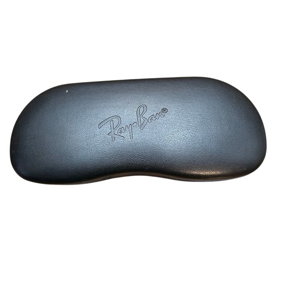 Ray-Ban‎ Eyeglasses Case Sunglasses Hard Clamshell Protective Black - Picture 1 of 7